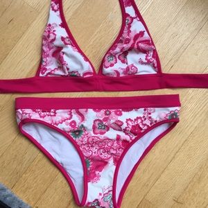 Authentic Burberry pink bikini swimsuit size S